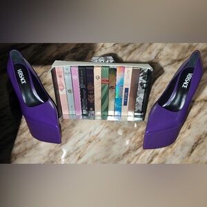Versace Purple Platform Women's Shoes